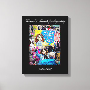 Marzo de las mujeres para el arte de la pared de