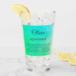 Marzo Diseño de Birthstone Aquamarine