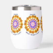 Marzo Mes de Nacimiento Flores Daffodil Mandala