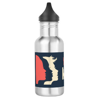 Marzo SLO - botella de agua de las mujeres