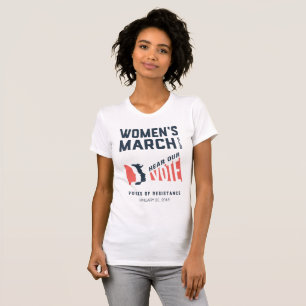 Marzo SLO - enero de 2018 camisa de las mujeres