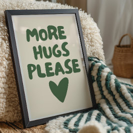 Más abrazos Por Favor Imprimir Arte Paralelo | Dec