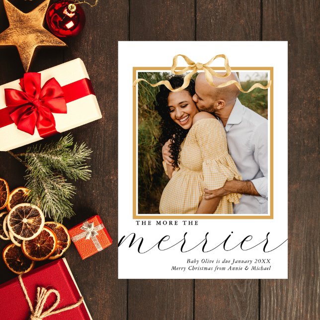 Más alegre Navidad Anuncio de Embarazo (Subido por el creador)