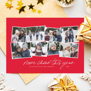 Más alegría este año tarjeta de vacaciones de coll