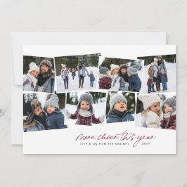 Más alegría este año tarjeta de vacaciones de coll