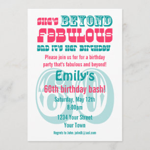 Más allá de la fabulosa invitación de cumpleaños n