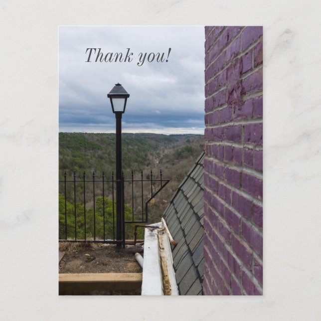 Más allá de la tarjeta postal de agradecimiento de (Anverso)