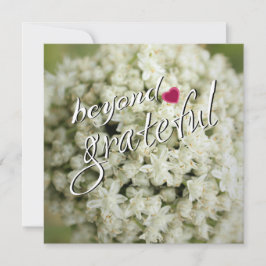 Más allá de tarjetas de agradecimiento