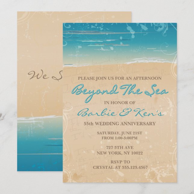Más Allá Del Mar, Invitaciones A La Playa (Anverso / Reverso)