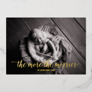 Más atractiva, Invitación de Recién nacido