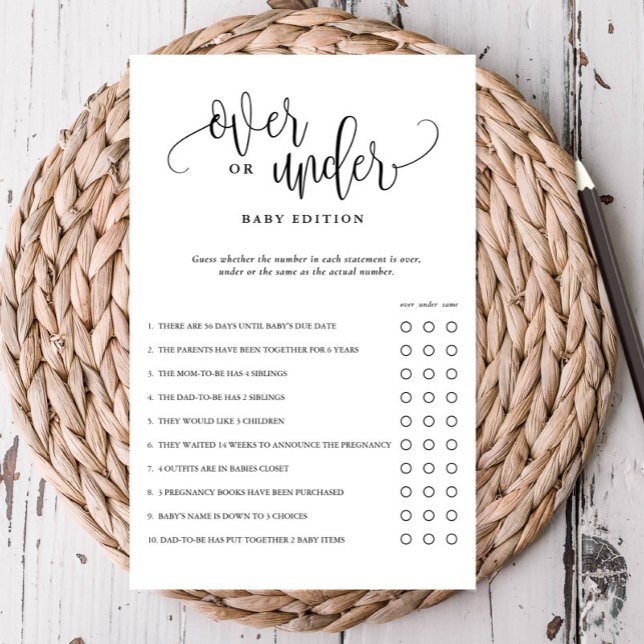 Más bajo tarjeta de juego de papel editable de Bab (Subido por el creador)