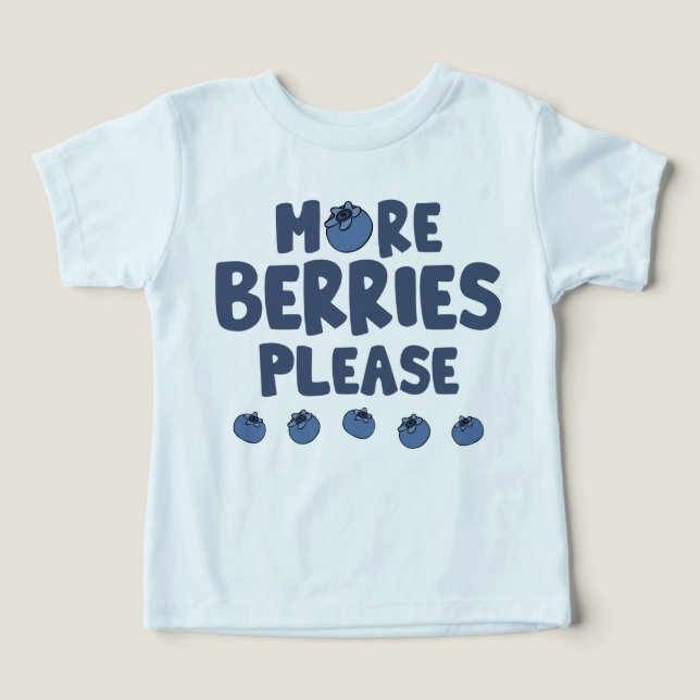 Más Berries Por Favor Toddler TShirt (Diseño delantero )