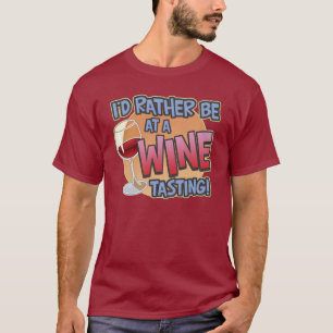 Más Bien Estar Dando Vino En Una Camiseta Oscura