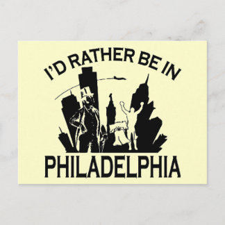 Más bien estar en la postal de Filadelfia