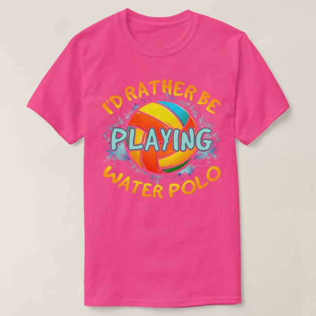 Más Bien Estar Jugando Polo De Agua (Diseño del anverso)