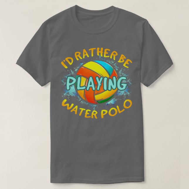 Más Bien Estar Jugando Polo De Agua (Diseño del anverso)