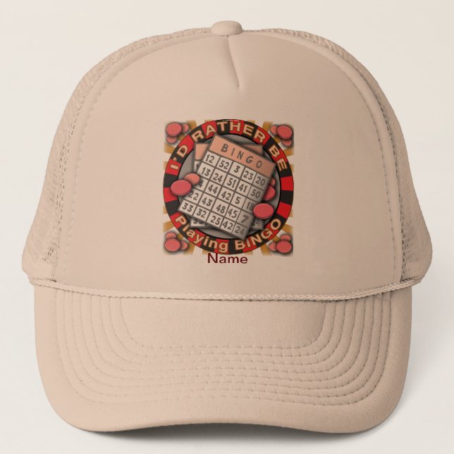 Más bien jugar al gorra de Bingo (Anverso)
