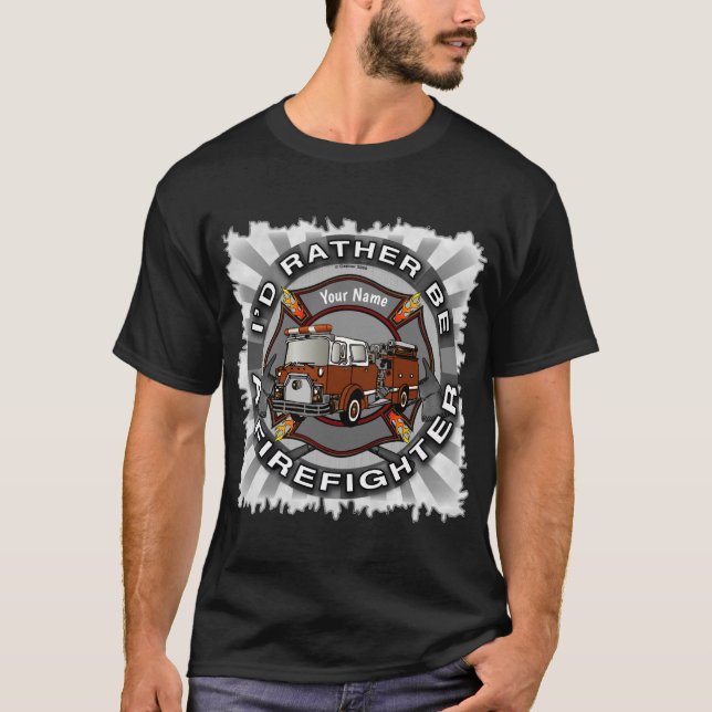 Más bien ser camiseta bombero (Anverso)