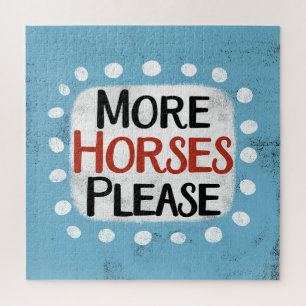 Más caballos, por favor rompecabezas