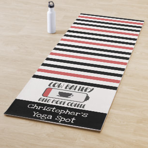 Más café Batería Yoga Mat