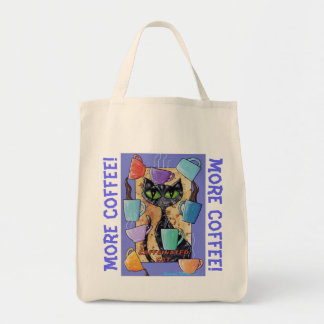 ¡MÁS CAFÉ! bolso de ultramarinos caffeinated del