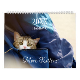 Más calendario de pared de gatitos - HAMbyWG