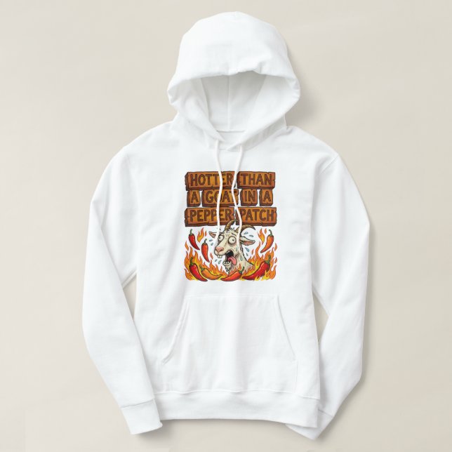 Más Caliente Que una Cabra – Sudadera Divertida de (Diseño del anverso)