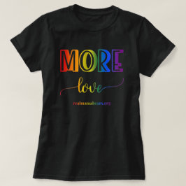 Más camiseta arcoiris de amor