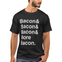 Más camiseta Helvética del tocino