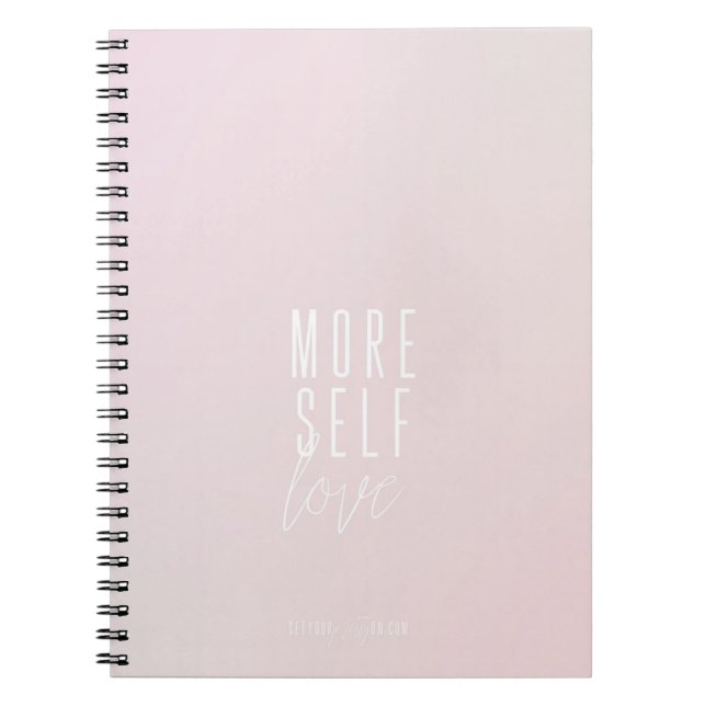 Más cuaderno espiral del amor del uno mismo (Frente)