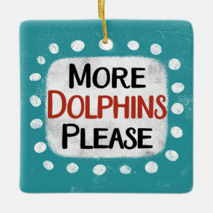 Más delfines por favor ornamentos