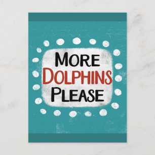 Más delfines, por favor, postales