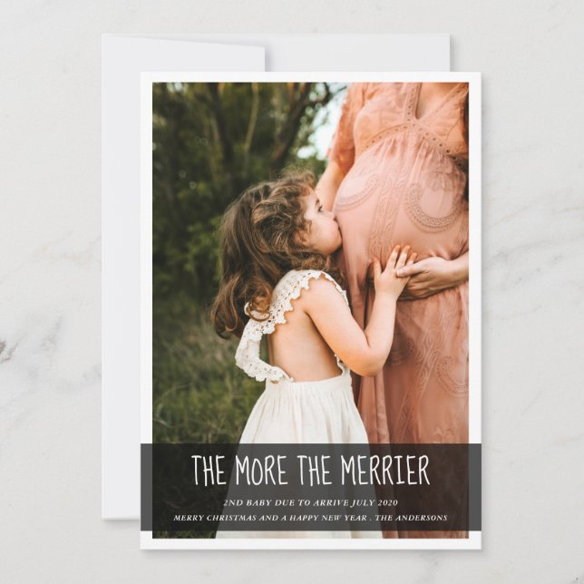 Más El Anuncio De Nacimiento De Bebé Más Merecido  (Anverso)