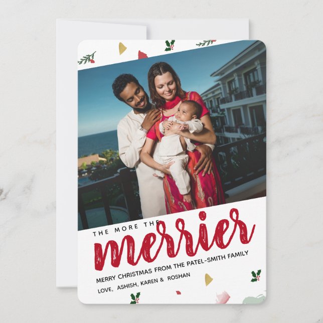 Más El Anuncio De Nacimiento Infantil De Los Navid (Anverso)