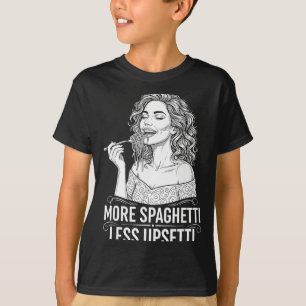 Más Espaguetis Menos Camiseta Upsetti Mujeres Ital