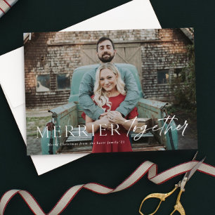 Más felices juntos foto de Navidad sangrada Feliz 