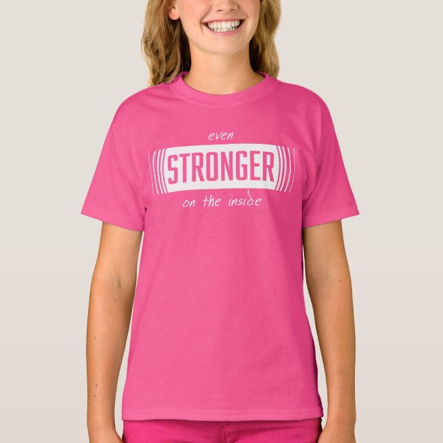 Más fuerte en la camiseta de los Chicas internos (Anverso)