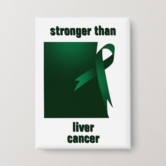 Más fuerte que el botón de cáncer de hígado (Anverso)