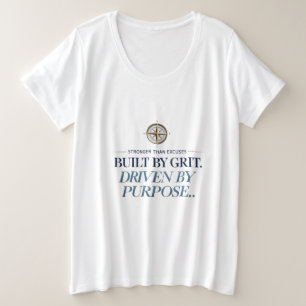 Más Fuerte Que Las Excusas Más Camiseta De Tamaño