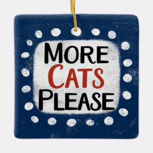 Más gatos, por favor, ornamento