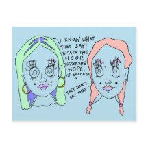 Más grande es el aro | Impresión postal | #overhea