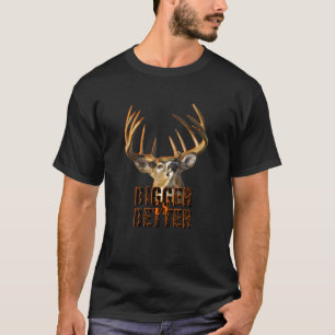 Más grande es la mejor camiseta blanca de caza de