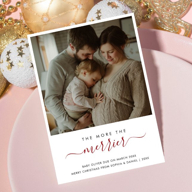 Más La Invitación Fotográfica De Embarazo Más Merr (Subido por el creador)