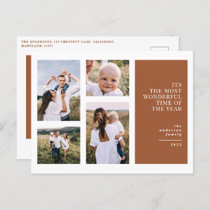 Más maravilloso tiempo navidades multifoto anuncio