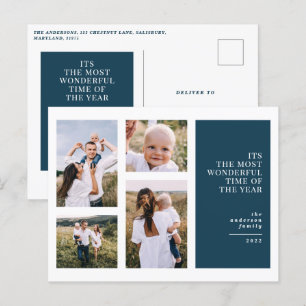 Más maravilloso tiempo navidades multifoto anuncio