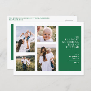 Más maravilloso tiempo navidades multifoto anuncio