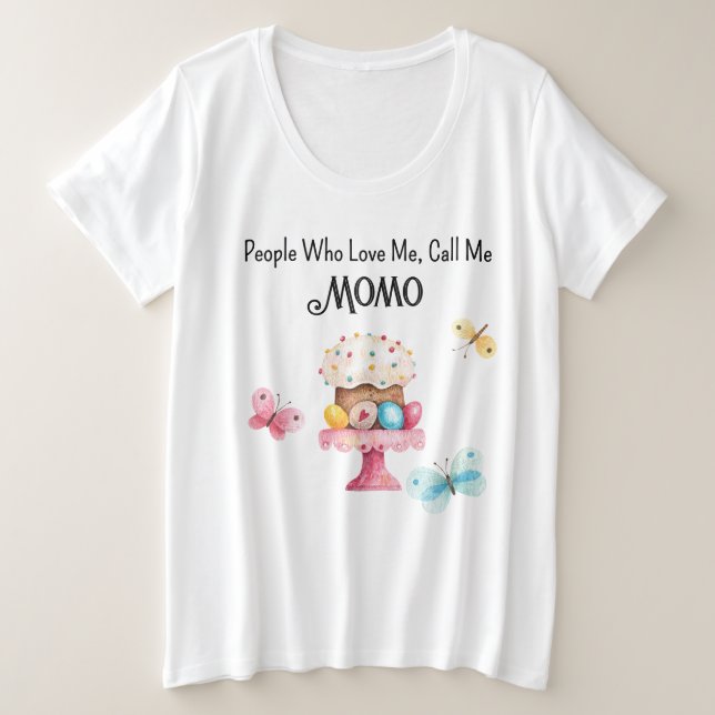 Más mariposas tamaño Pastel de Pascua Comfy T-Shir (Anverso del diseño)