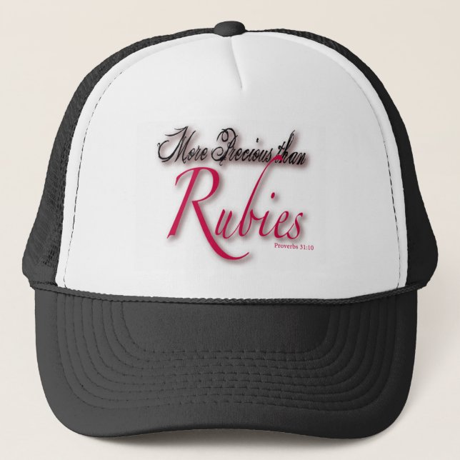 "Más muy que gorra de los rubíes" (Anverso)
