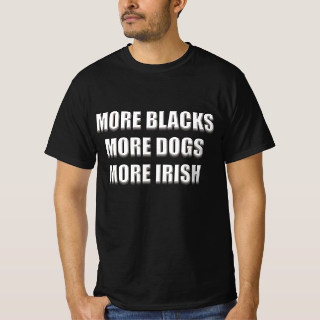 Más negros, más perros, más camisetas gráficas irl (Anverso)