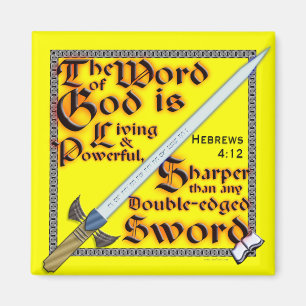 Más nítida que una espada de doble filo - imán